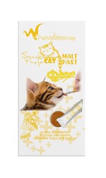 Whiteveterinay Cat Cream Chicken Snack Paste 4X15 Gr ( Kediler İçin Tavuklu Sıvı Ödül Maması ) - 12 Adet - Thumbnail