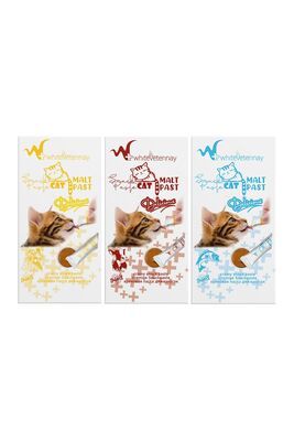 w+ whiteveterinay - Whiteveterinay Creamy Karma Sıvı Kedi Ödülü 4X15 Gr - 3 Adet