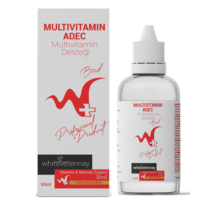 WhiteVeterinay - Whiteveterinay Multivitamin Adec Bird 50 Ml ( Kuşlar İçin Multivitamin Desteği )