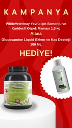 Whiteveterinay Tahılsız Yavru Tüm Irklar İçin Somonlu Ve Karidesli Köpek Maması 1.5 Kg (Glukosamine Likit Hediyeli) - Thumbnail