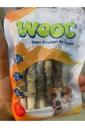 wooc Dog Balık Derisi Sargılı Sütlü Stick Köpek Ödül Maması - Thumbnail