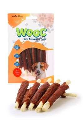wooc - wooc Dog Ördek Sargılı Sütlü Stick Köpek Ödül Maması