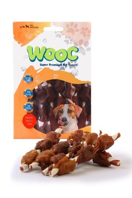 wooc - wooc Dog Tavuk&ördek&ciğer Sargılı Stick Köpek Ödül Maması